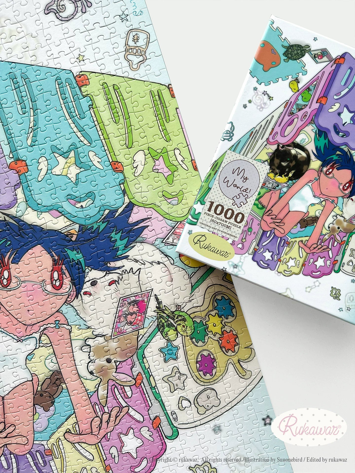 Fujima Ma - Rukawaz x SondoneBird 1000-Piece My World Puzzle - Detail View 4