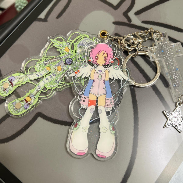 Fujima Ma - Mechanical Angel Acrylic Keychain - Studio Archive Showcase