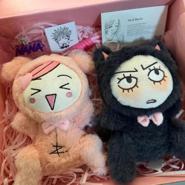 NANA × NANA Plushie Gift Box Set — Nana Osaki & Hachi (Fan-made)