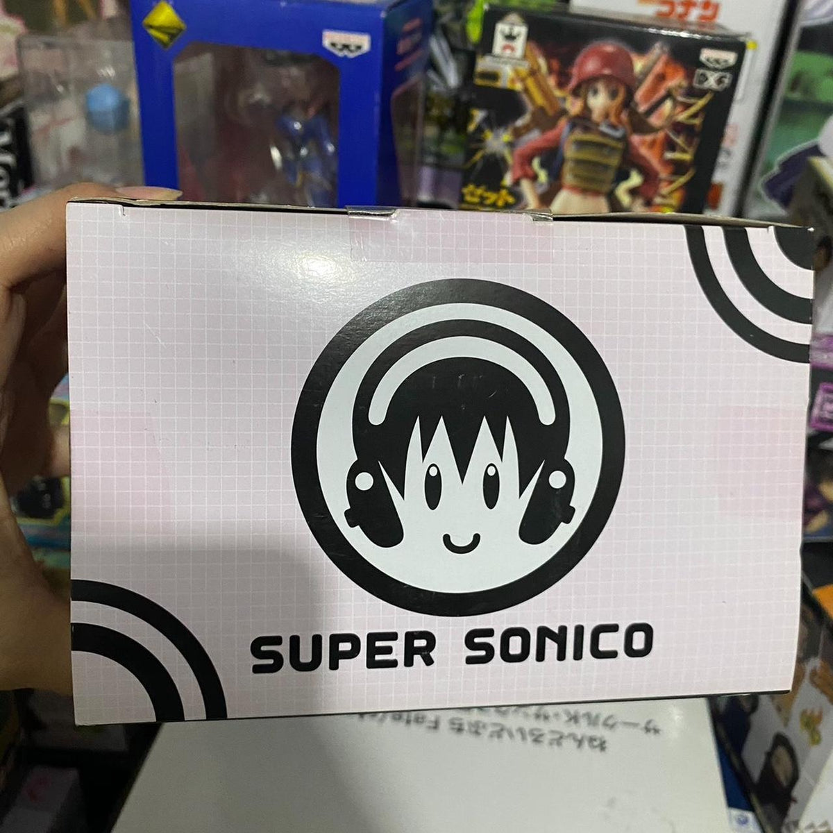 Super Sonico Winter Ver. Figure — Pink Camo (Vintage, Sealed Box)