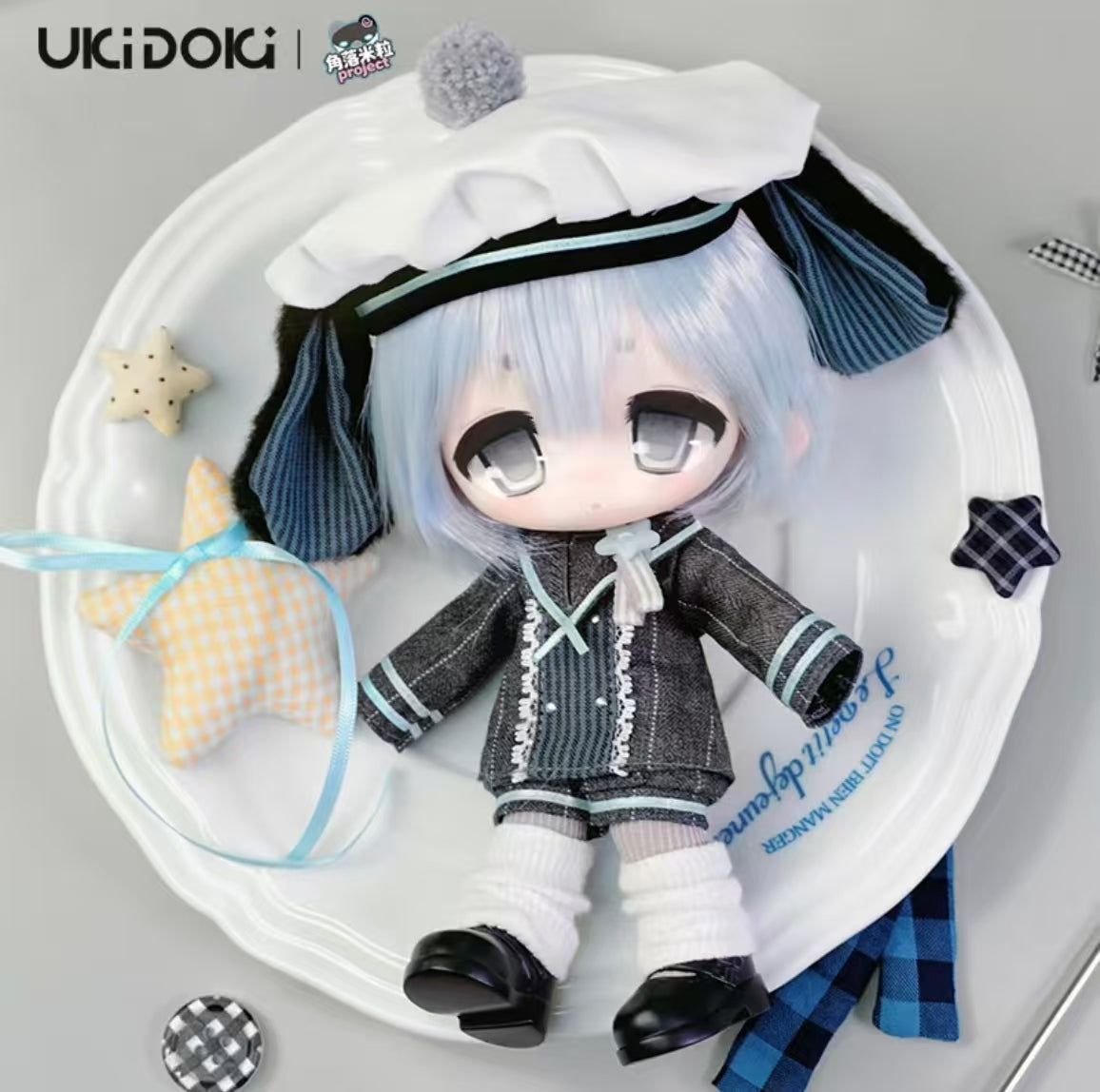 Uki Doki Mini Mili Project BJD Dressable Doll — 18 cm / 7 in