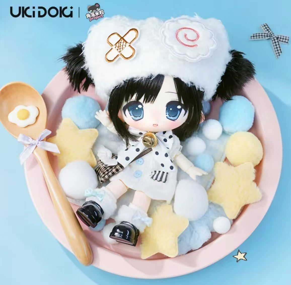 Uki Doki Mini Mili Project BJD Dressable Doll — 18 cm / 7 in