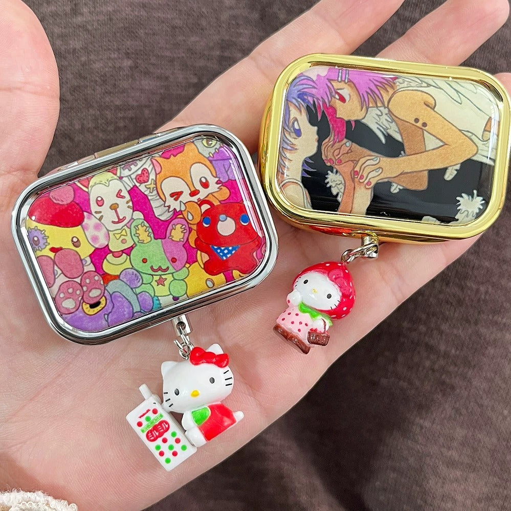 Fujima Ma - Dreamscape Mini Trinket Box ✦ Oliwa Art Accessory Case - Y2K Essential - Detail View 2