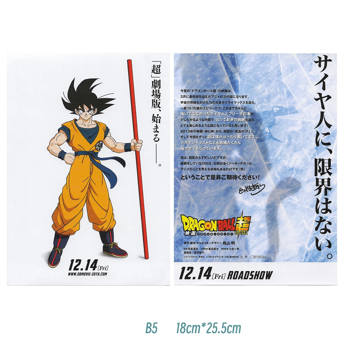 Fujima Ma - [ARCHIVE] Dragon Ball Super: Solo ✦ Promo Poster (B5) - Detail View 2