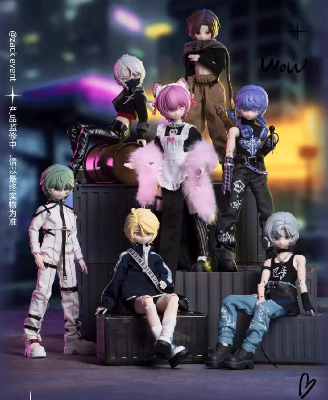 Fujima Ma - [RARE MALE BJD] Zack.Event Project 003 ✦ Urban Chaos Series (1/8 MJD) - Detail View 5