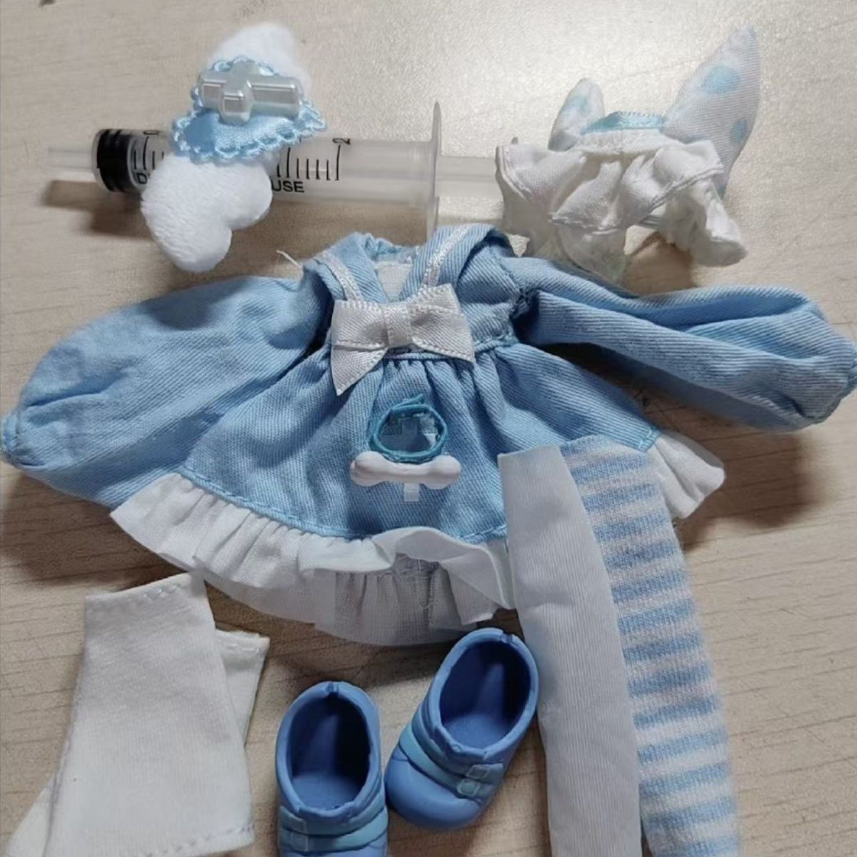 Ten Thousand Escape Plan | YueMian Spotted Dog BJD Outfit Set (1/12)