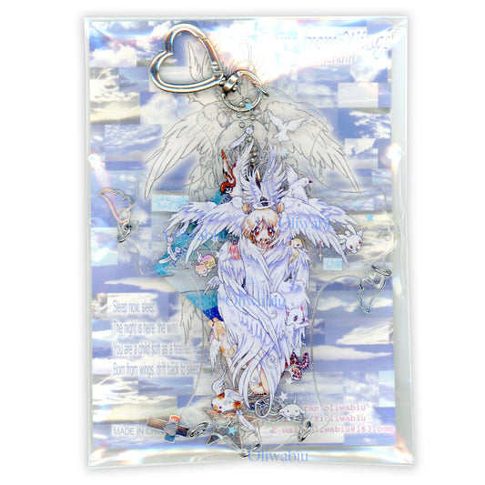 Fujima Ma - BornFromWings ✦ Oliwa Art Acrylic Keychain - Studio Archive Showcase