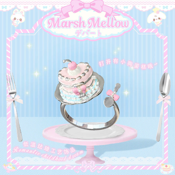 Fujima Ma - [VAULTED] Coquette Cream Cake Charm Bracelet - Studio Archive Showcase