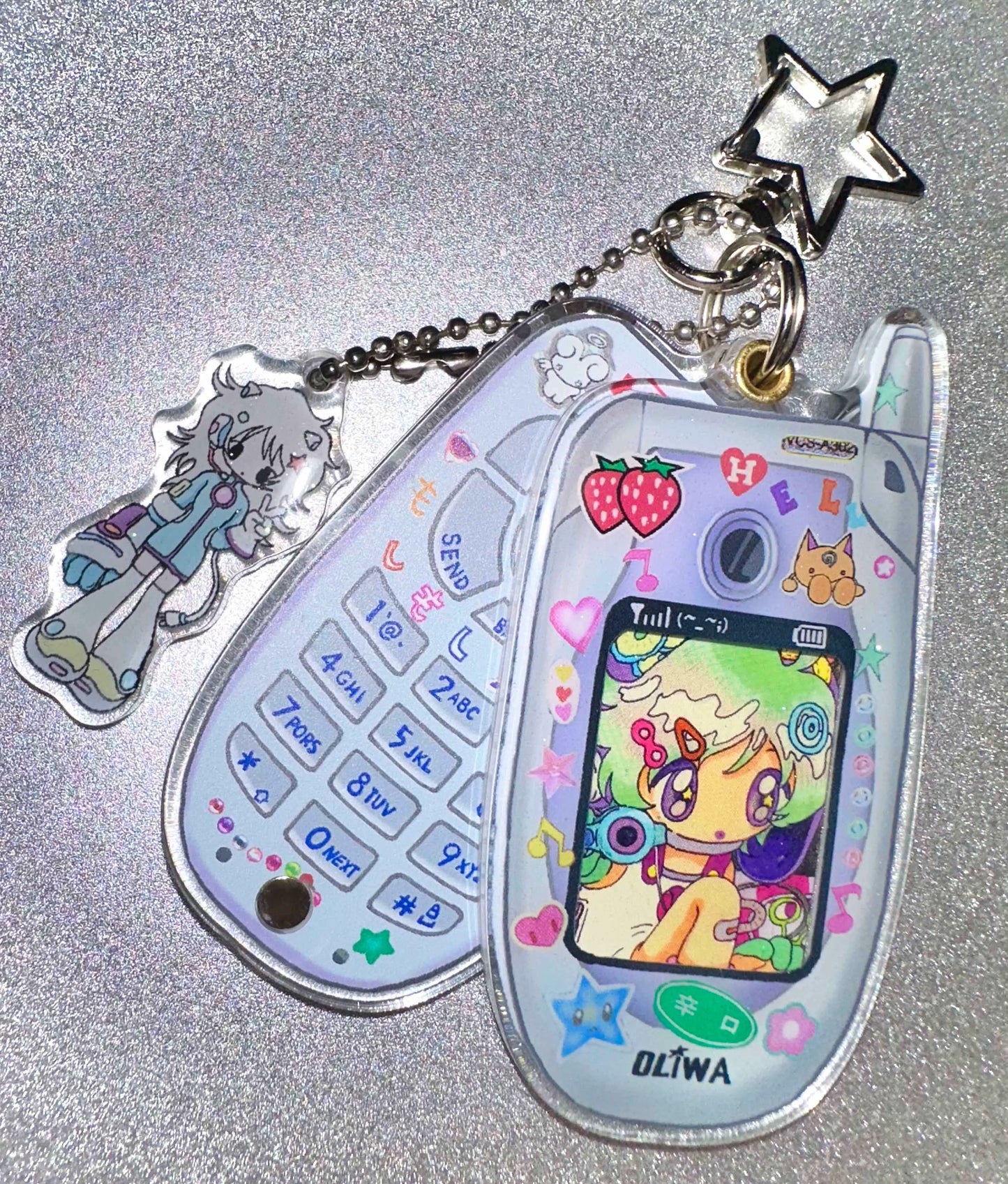 Fujima Ma - Mini Flip Phone ✦ Oliwa Art Accessory Case - Detail View 7