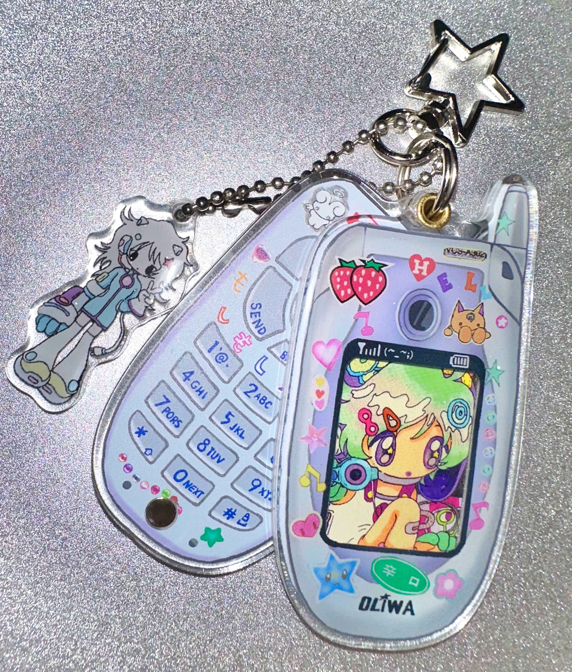 Fujima Ma - Mini Flip Phone ✦ Oliwa Art Accessory Case - Detail View 7