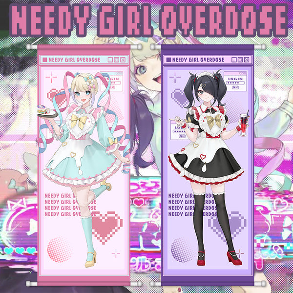 Fujima Ma - Needy Girl Overdose Hanging Tapestry - Studio Archive Showcase