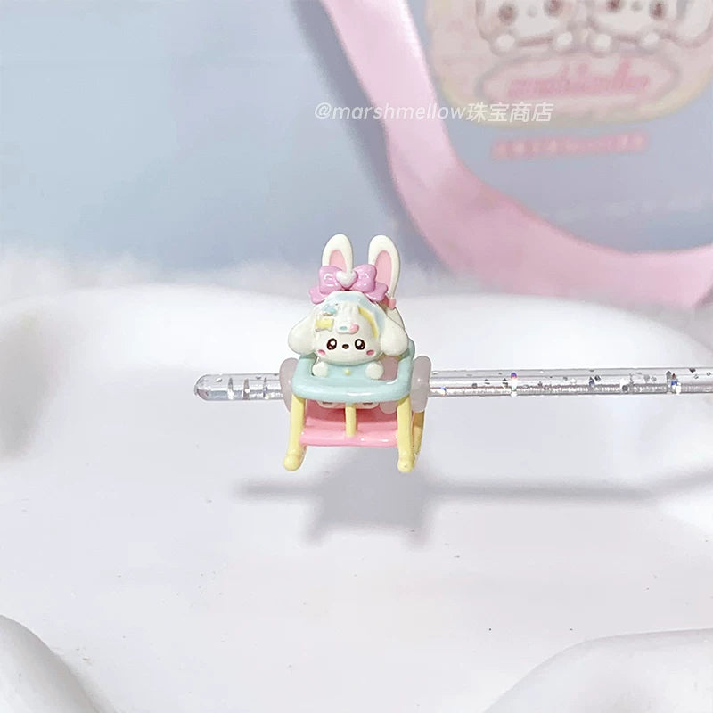 Fujima Ma - Puppy Enamel Jewelry Set - Detail View 1