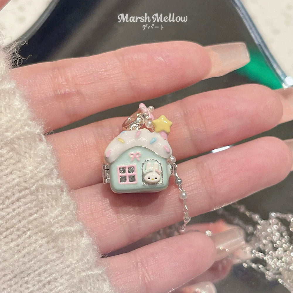 Fujima Ma - [ARCHIVE] Tiny Dessert House Pendant • 925 Silver Archive - Detail View 3