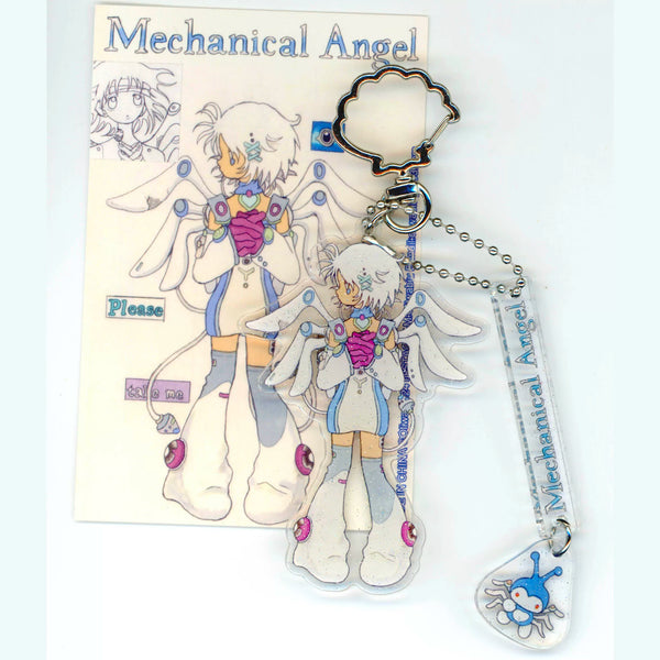 Fujima Ma - Mechanical Angel ✦ Oliwa Art Acrylic Keychain - Studio Archive Showcase