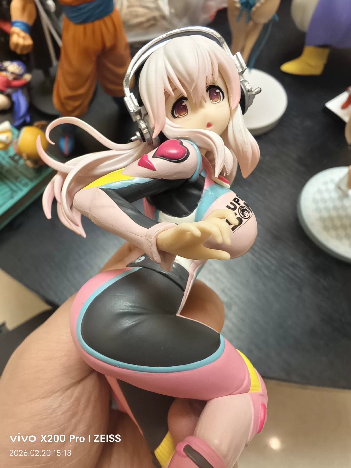 Fujima Ma - Super Sonico Rider Figure - Close-up Face Sculpt