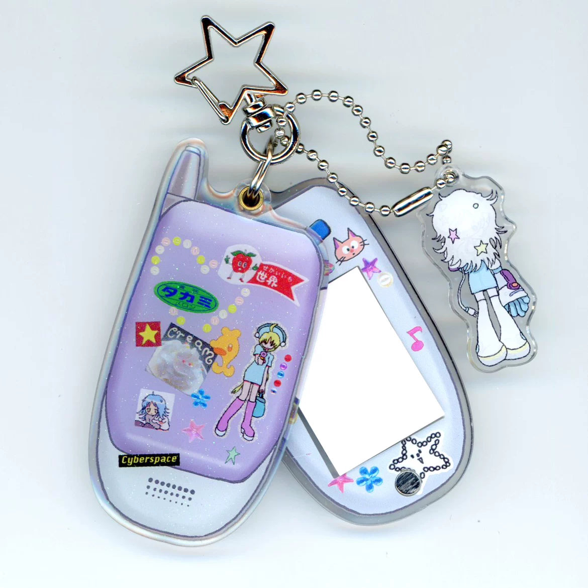 Fujima Ma - Mini Flip Phone ✦ Oliwa Art Accessory Case - Detail View 2