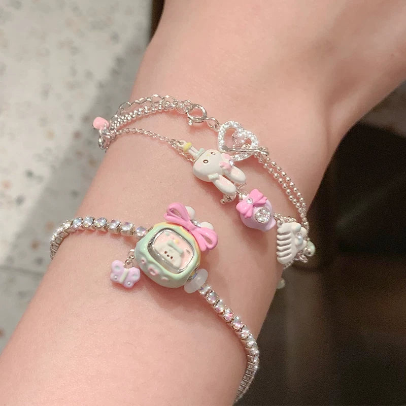 [Marshmellow] Tamagotchi like beads bracelet