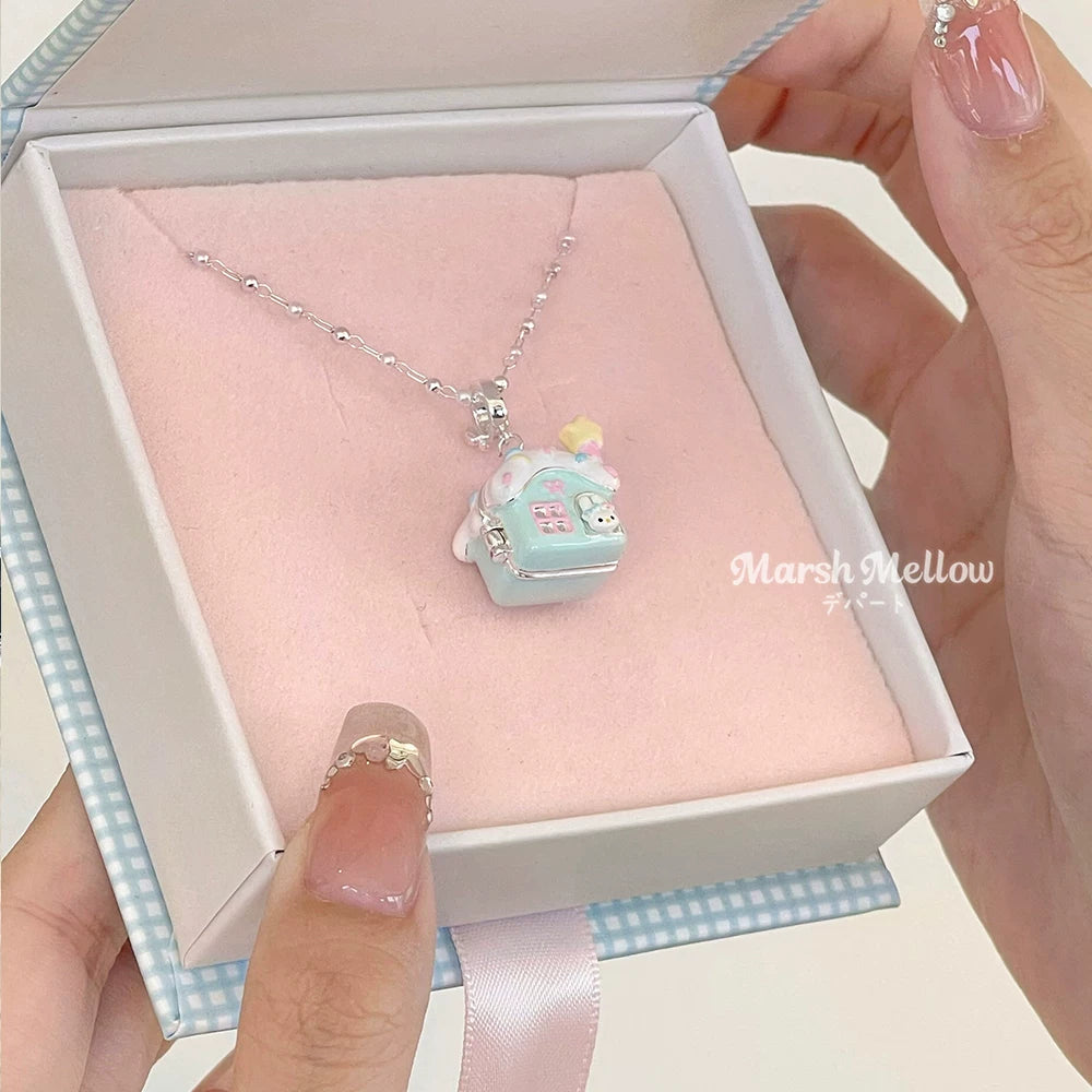 Fujima Ma - [ARCHIVE] Tiny Dessert House Pendant • 925 Silver Archive - Detail View 4