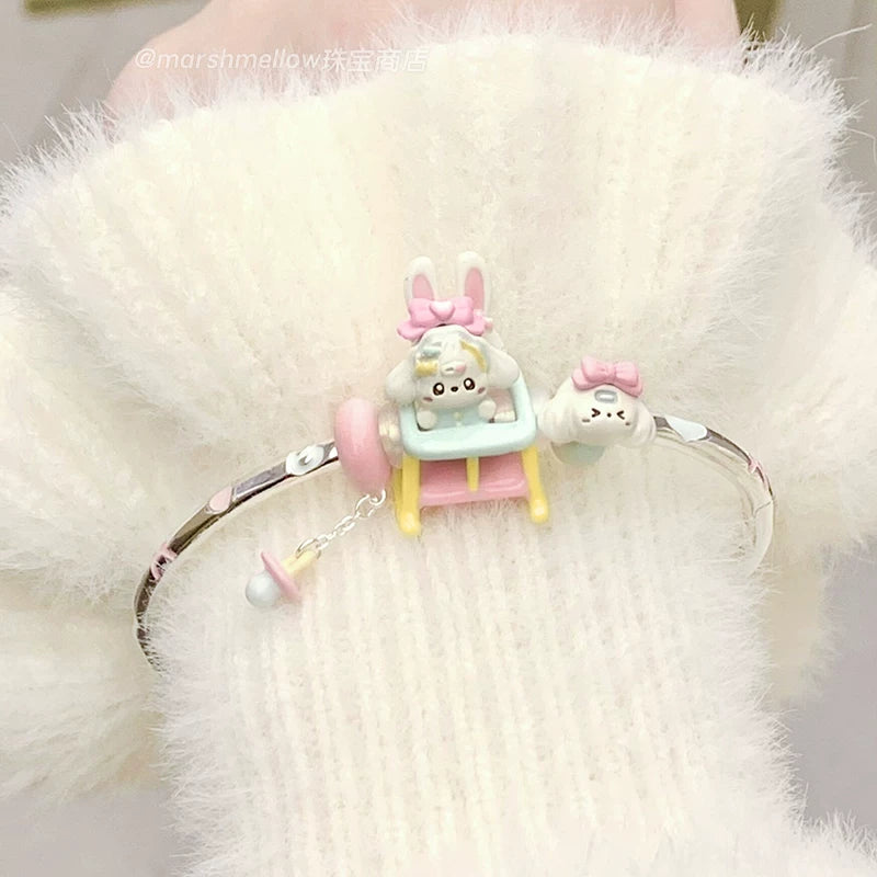 Fujima Ma - Puppy Enamel Jewelry Set - Detail View 3