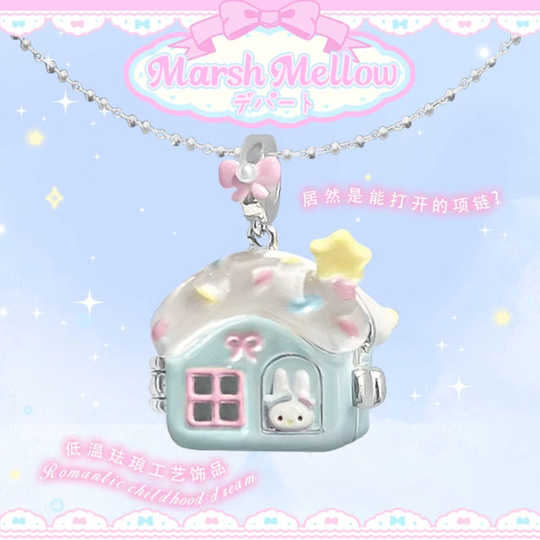 Fujima Ma - [ARCHIVE] Tiny Dessert House Pendant • 925 Silver Archive - Studio Archive Showcase