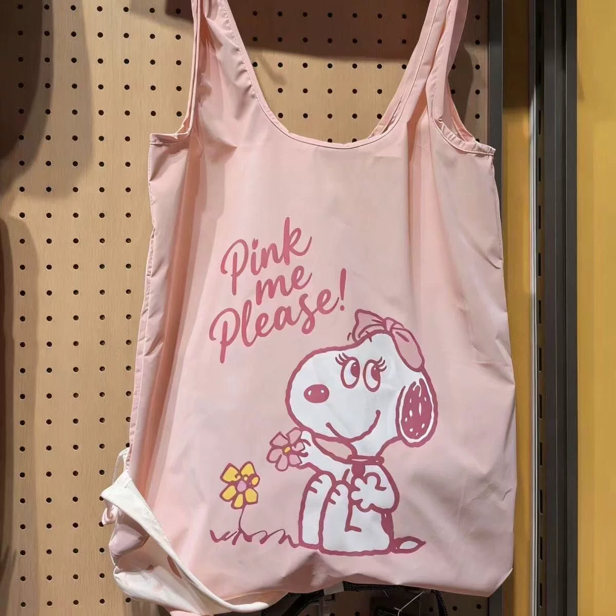 Fujima Ma - Sakura Season Snoopy Aesthetic Shopping Bag - Detail View 3