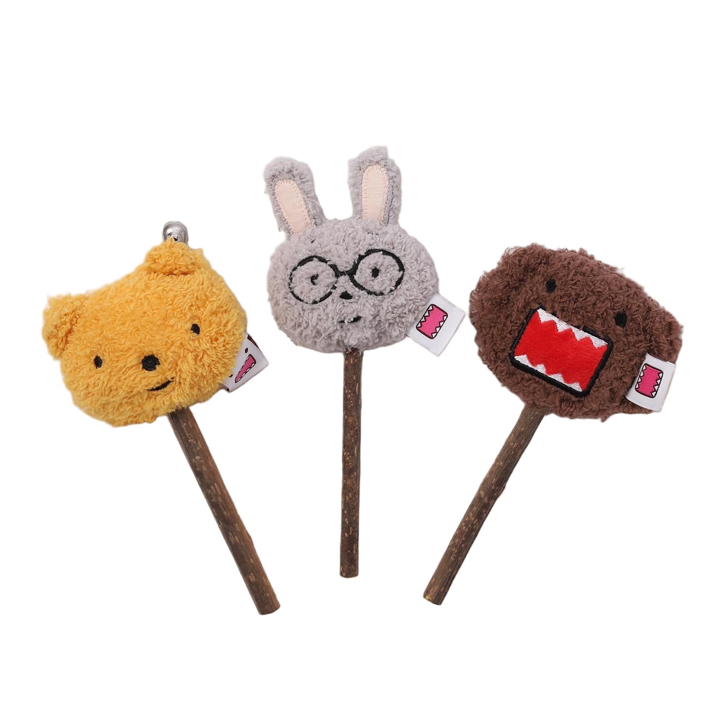 Fujima Ma - [COLLAB] Hoopet x Domo-kun ✦ Silvervine Catnip Teething Stick - Detail View 2