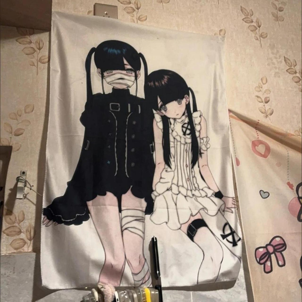 Jirai Kei Theme Blanket — Yami Kawaii Girls Art (70×100cm)