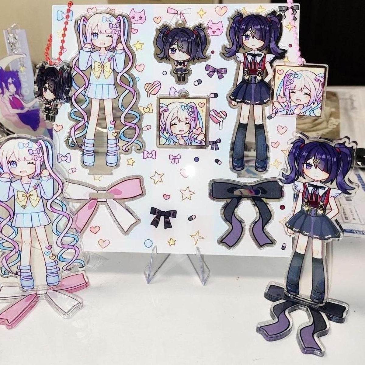 Needy Streamer Overload Acrylic Stand Set — KAngel & Ame-chan (Fan-made)
