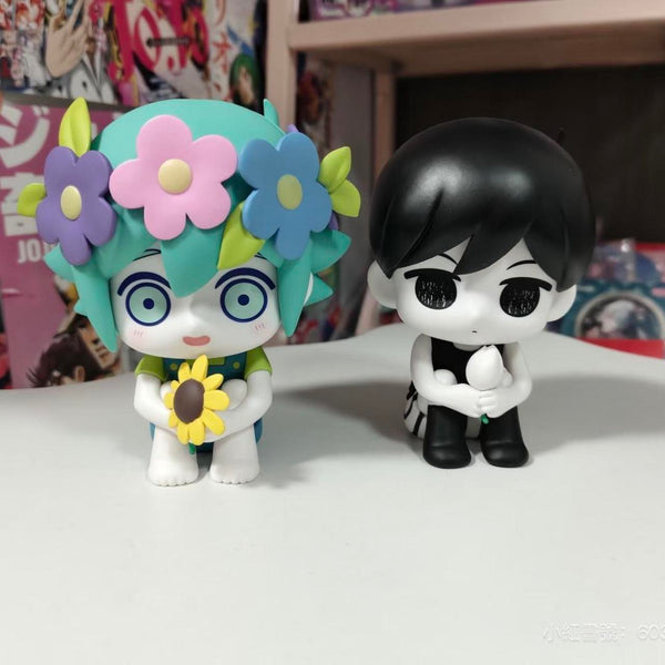 Fujima Ma - [ARCHIVE] Omori: Sitting Crane Game Prize Figures • Pixel Archive - Studio Archive Showcase