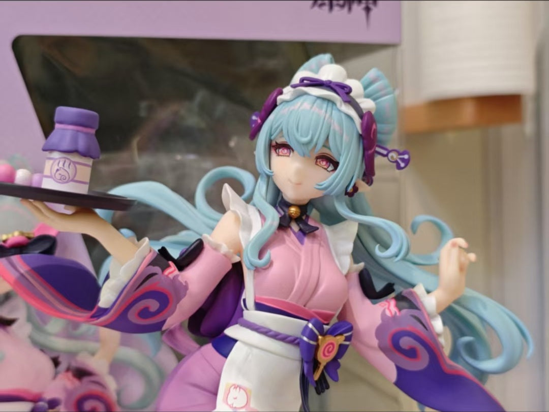 Mizuki upper body, teal twin tails and hair ornaments