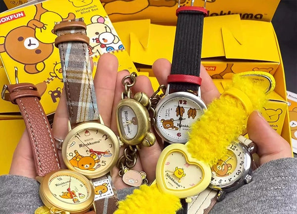 Fujima Ma - Rilakkuma BOXFUN Watch Blind Box – GuGu Moment Series - Studio Archive Showcase