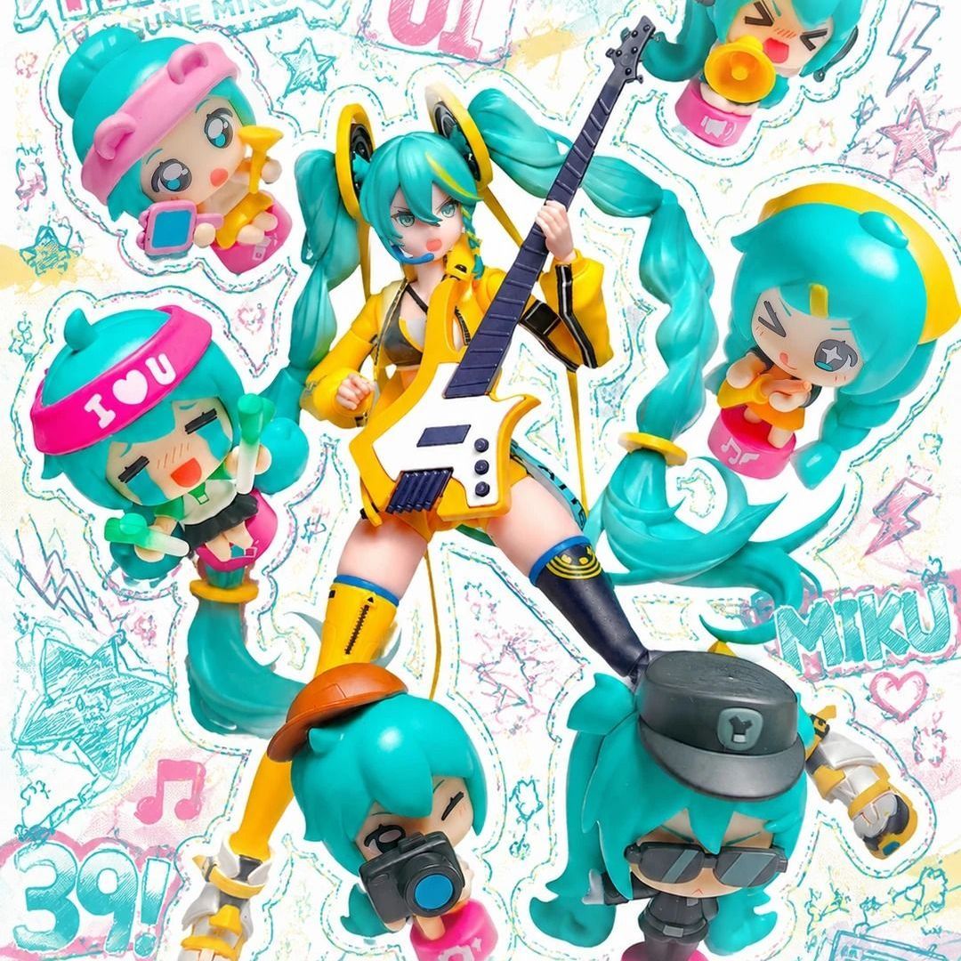 Blokees MojoPod Series- Hatsune Miku Music festival keychain Blind Box