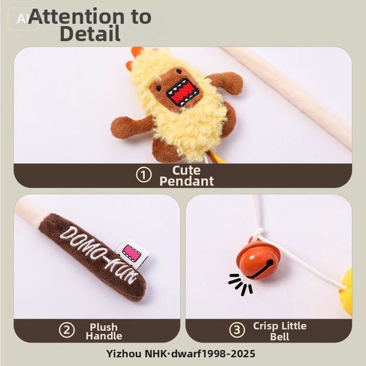 Fujima Ma - [COLLAB] Hoopet x Domo-kun ✦ Long-pole Interactive Cat Teaser - Detail View 1