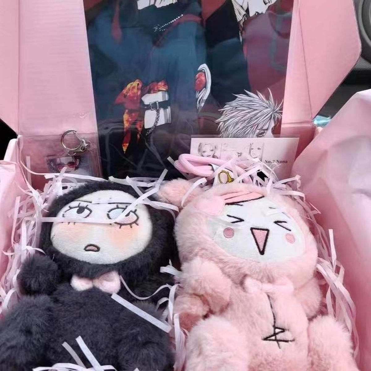 NANA × NANA Plushie Gift Box Set — Nana Osaki & Hachi (Fan-made)