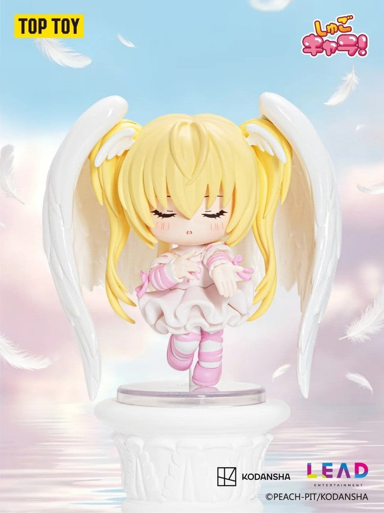 Seraphic Charm from TOP TOY Shugo Chara! Guardians of Memory blind box - blonde figure with large white angel wings