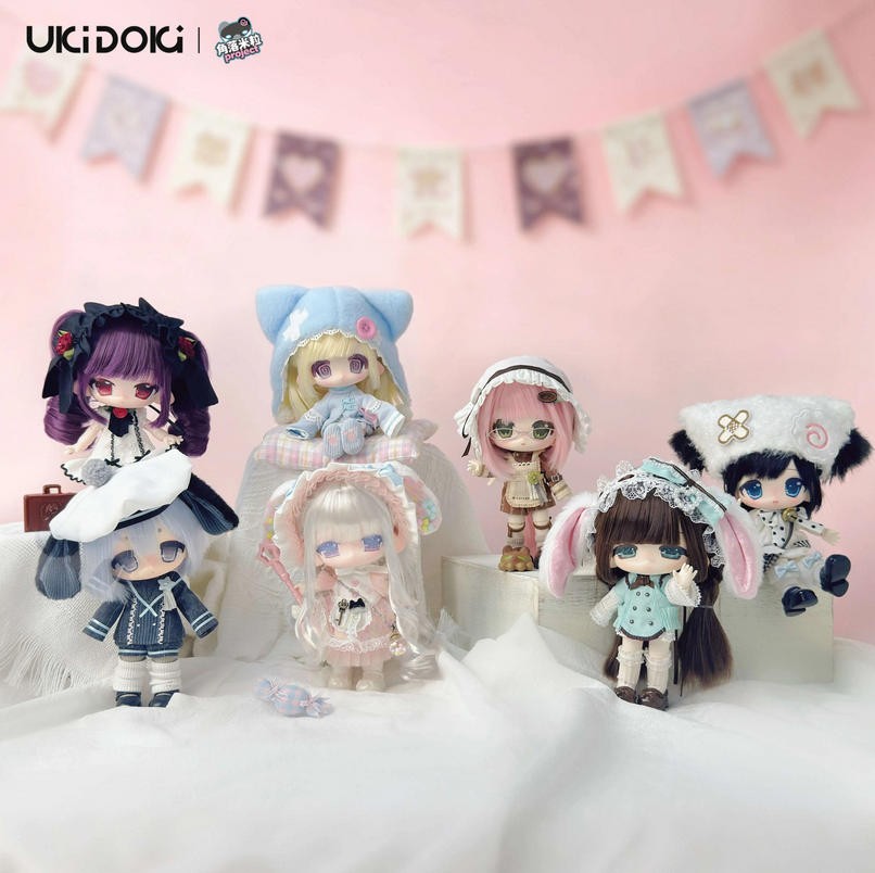 Uki Doki Mini Mili Project BJD Dressable Doll — 18 cm / 7 in
